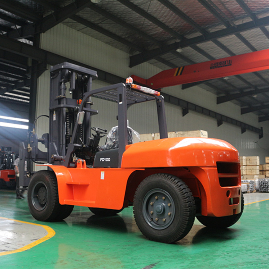 container 3meters duplex mast forklift 10 ton with bale clamp attachment