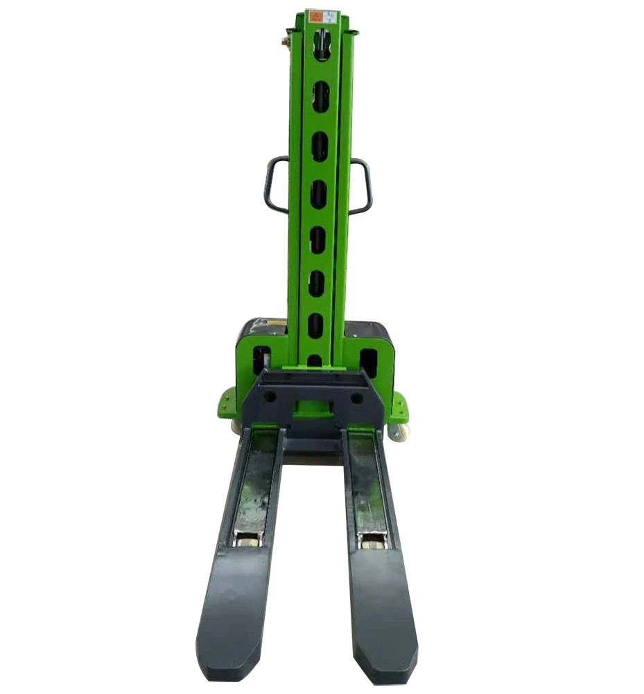 500kg semi electric pallet stacker 2