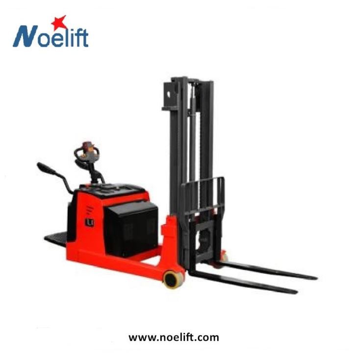 1.0-1Apilador de contrapeso de batería .5T con horquilla plegable