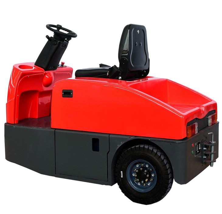 4ton 6ton Electric Towing Tractor For Towing Luggage factory
