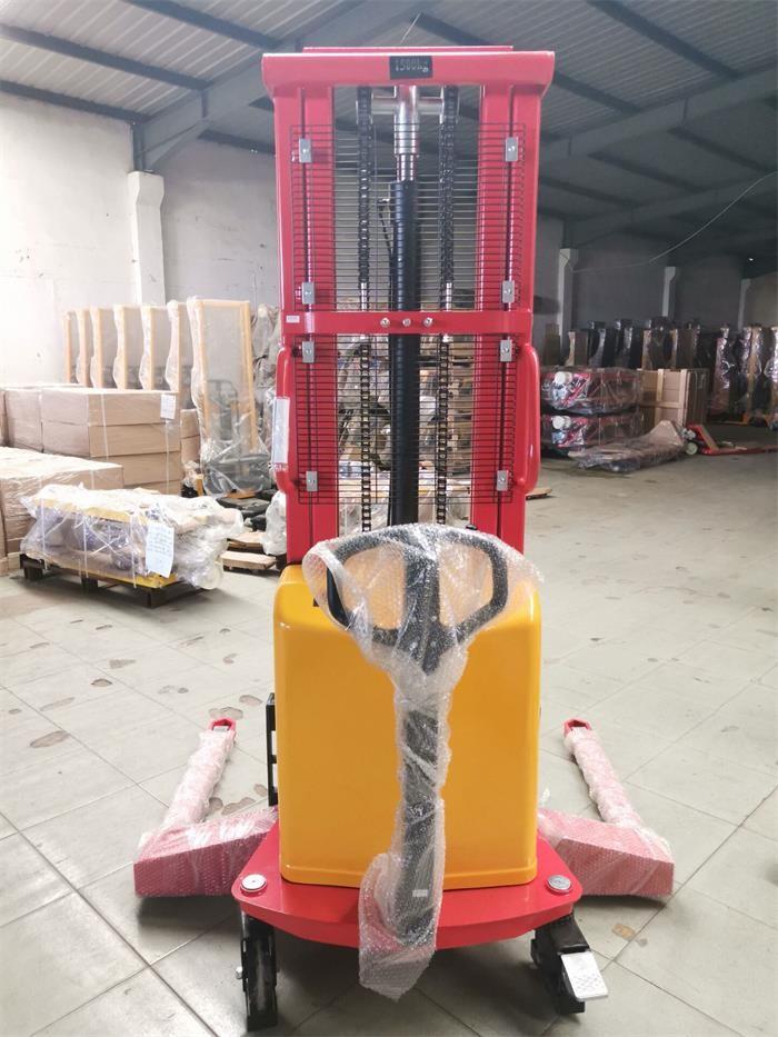 1-2 Tons Power Souce Semi Electric Pallet Stackers
