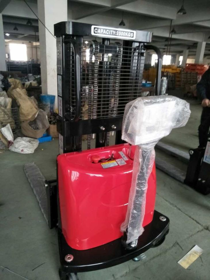 1ton 1.5ton 2ton Semi Electric Pallet Stacker