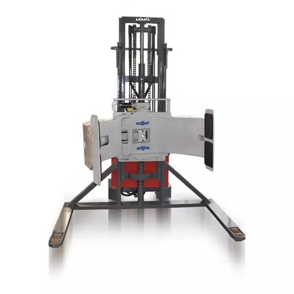 Carretilla Elevadora Apiladora Eléctrica Con Abrazadera De Rollo De Papel
