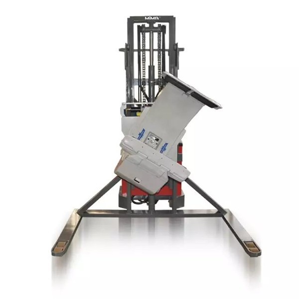 Carretilla Elevadora Apiladora Eléctrica Con Abrazadera De Rollo De Papel