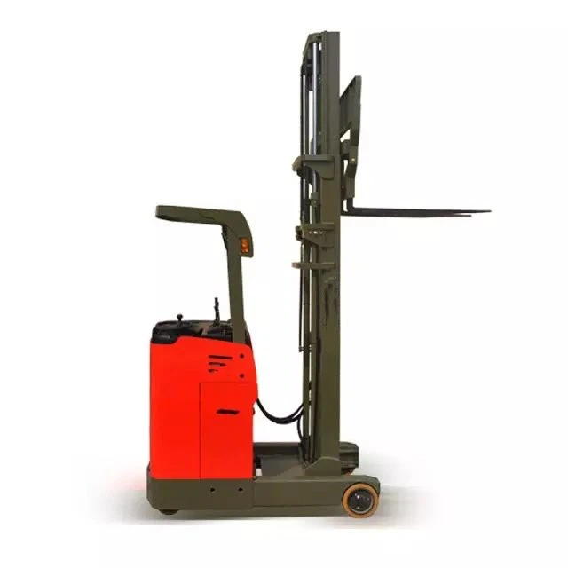 Electric Reach Truck(48V) Move Up And Down Of Telescoping Forks