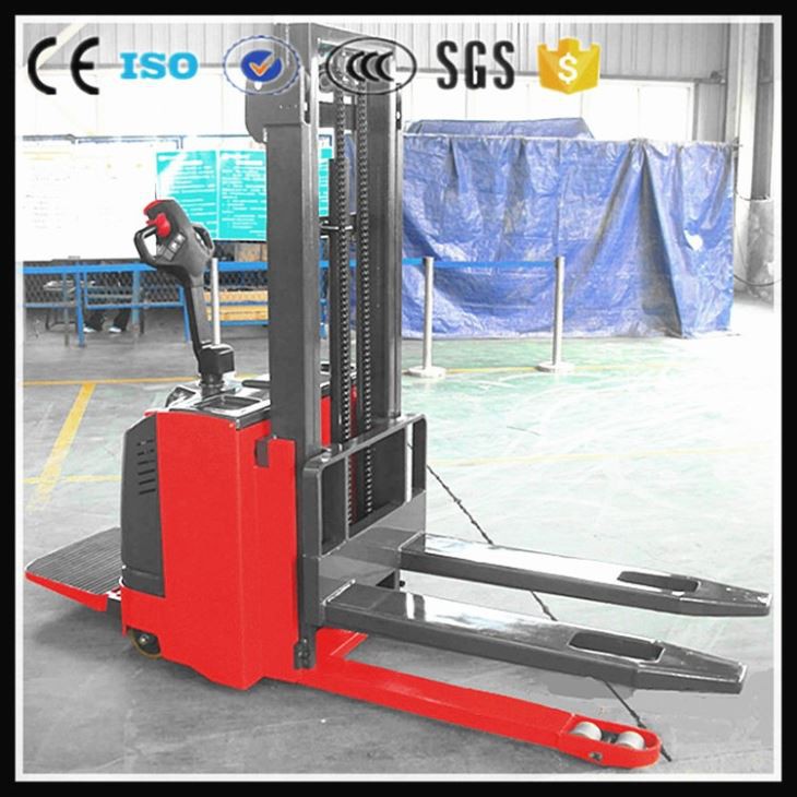 Free Lift Full Electric Pallet Stacker With EPS factory