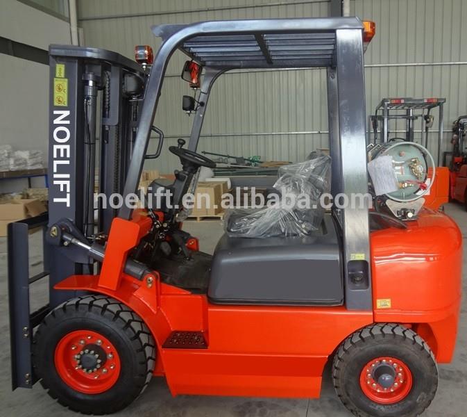 LPG Powered Forklift With Paper Roll Clamp