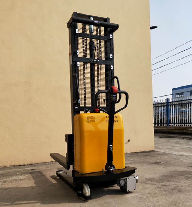 Repuestos de carretilla elevadora de carga automática de elevador de apilador eléctrico portátil