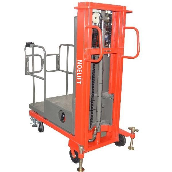 Semi Electric Order Picker Ladders Sydney With Electric Lifting