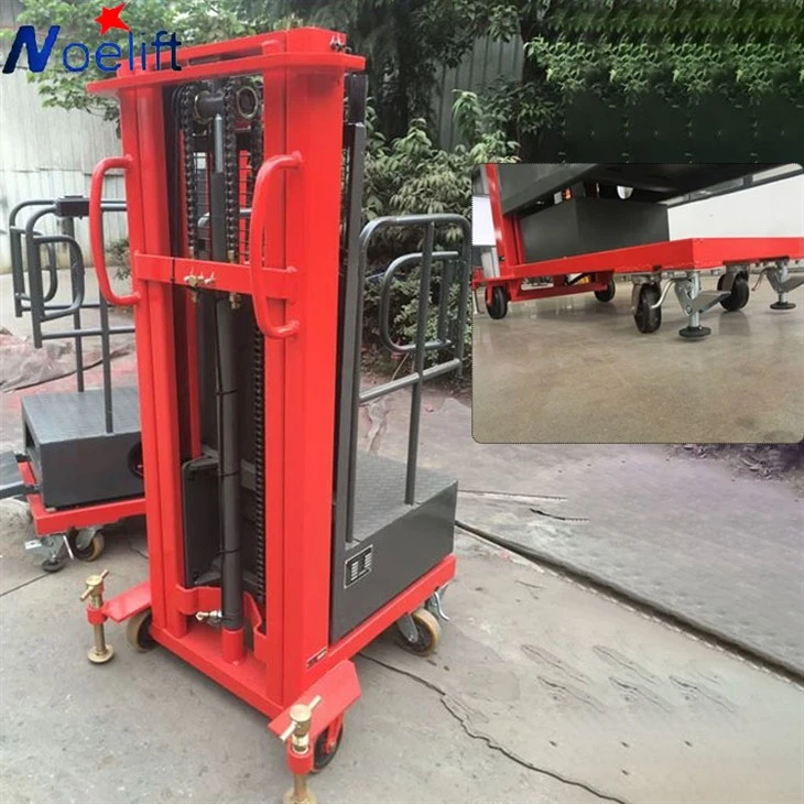 warehouse electric order picker lift truck